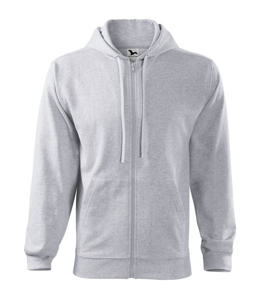 Mikina Pánská Malfini® Trendy Zipper - Světle Šedý Melír / L