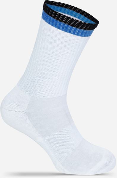 Tennissocken "Two Tone" Mr. Socks | L 05006 - White / Black / Blue / 37-41