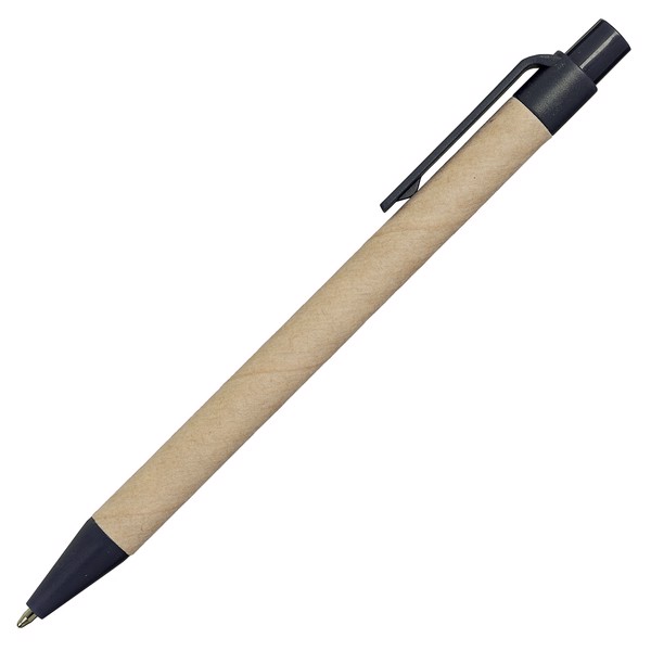 Kraft notepad with ballpen - Black / Beige