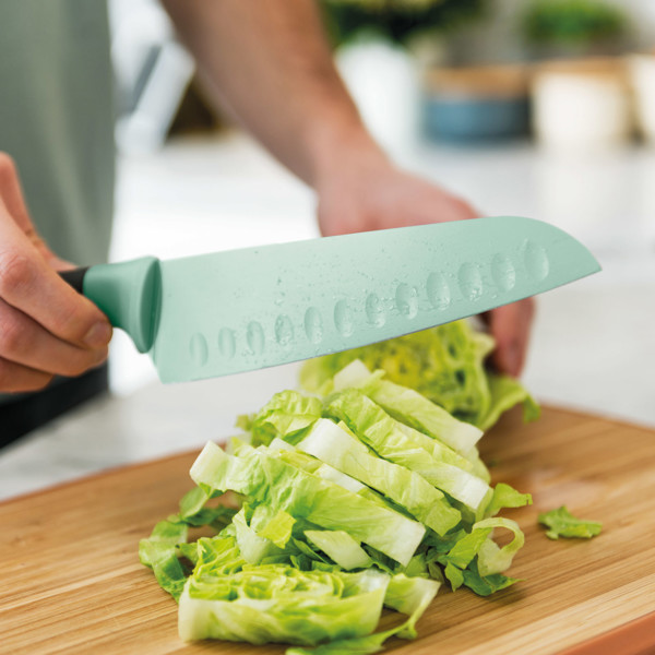 Cuțit Santoku, 17 cm, Oțel, Verde - BergHOFF