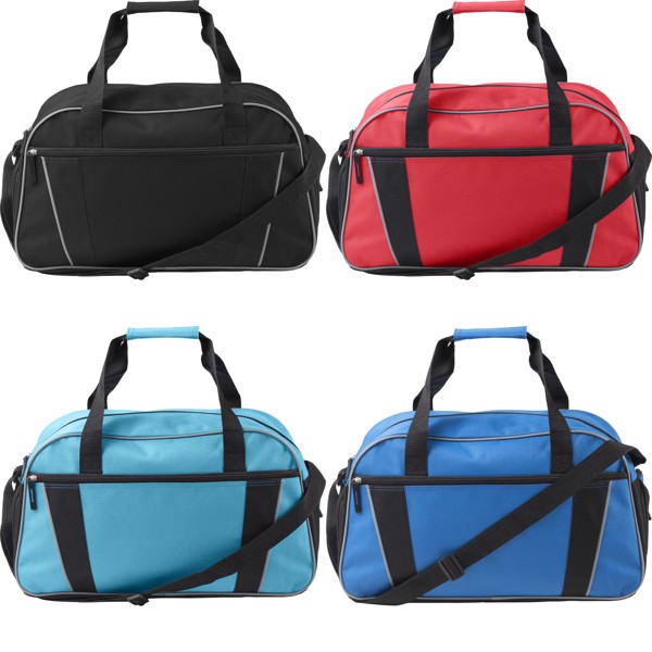 Polyester (600D) sports bag - Light Blue