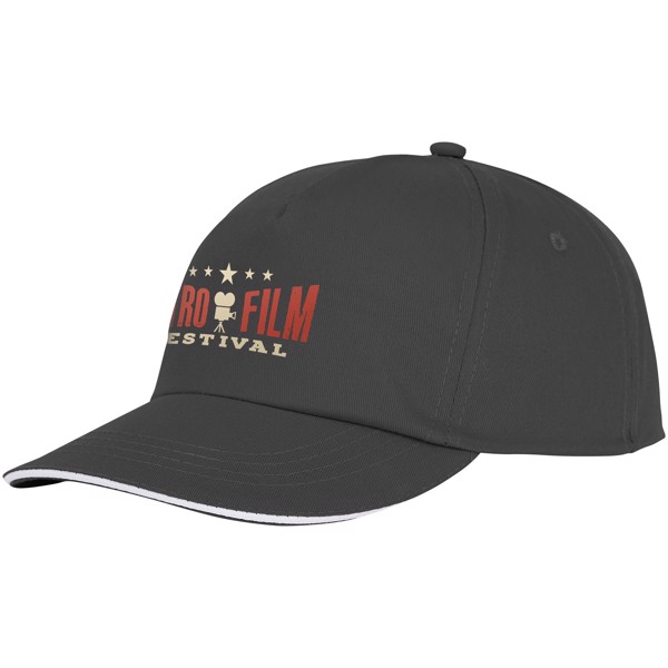 Styx 5panel Sandwich cap - Stormgrå