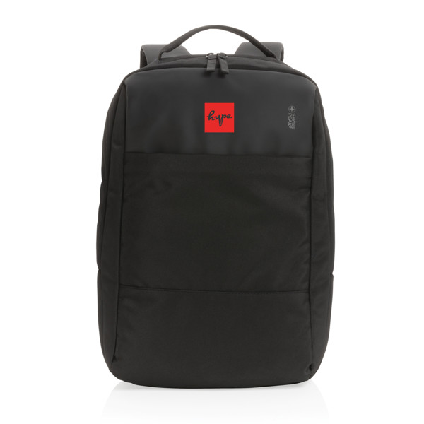 Swiss Peak AWARE™ RPET dnevni ruksak s pretincem za laptop 15,6"