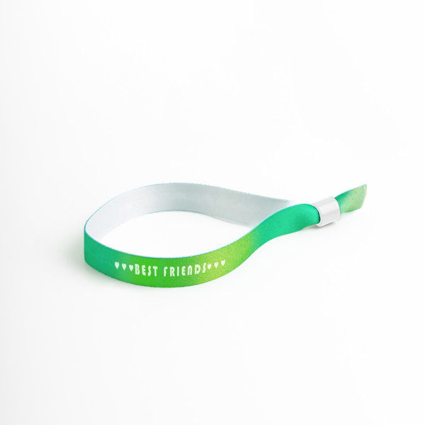 Pulseira Cetim Com Fecho - Branco
