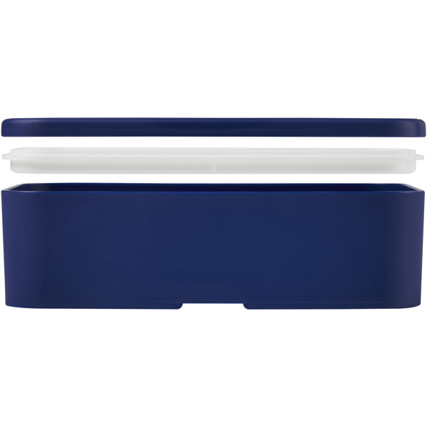 Lunch box MIYO 700 ml à un bloc - Bleu / Bleu