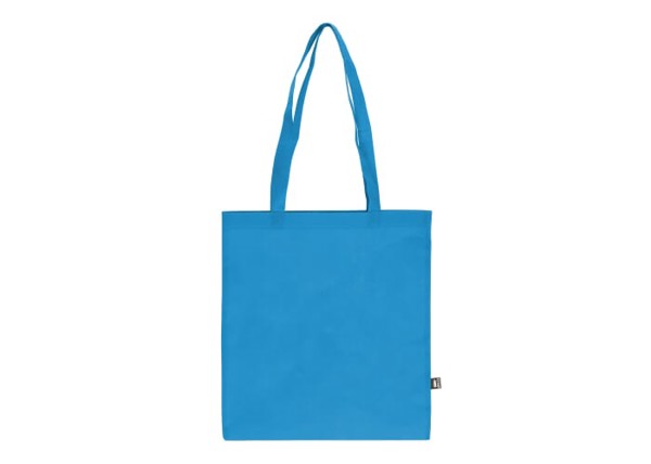 R-PET Sac de transport non tissé à longues poignées 38 x 42cm 75g/m² - Bleu