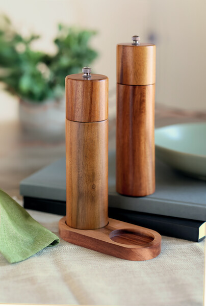 Acacia salt & pepper grinders Tucco Set