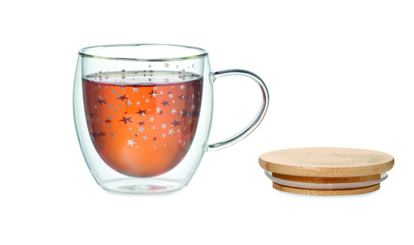 Double wall borosilicate mug Sion