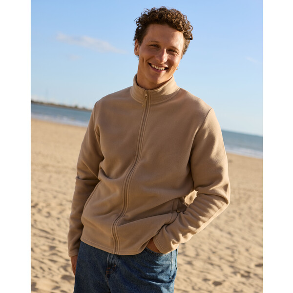 Veste polaire homme zippée - WHITE / 4XL