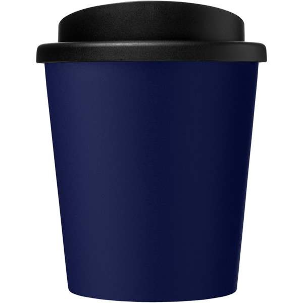 Gobelet isolant recyclé Americano® Espresso de 250 ml - Bleu / Noir