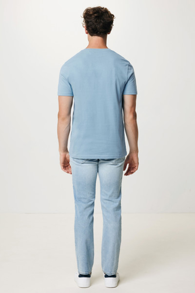Tričko IQONIQ Bryce z recykl. bavlny - Sky Blue / XS