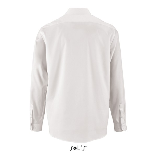 Sol's Brody Men - Herringbone Shirt - White / S