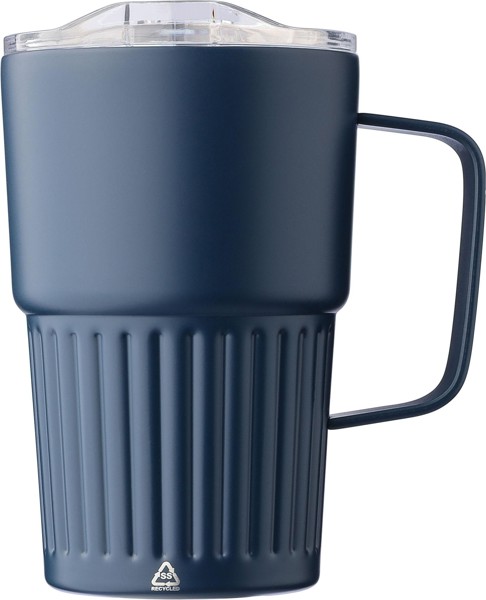 Mug Calo | Inox recyclé | 450 ml - bleu