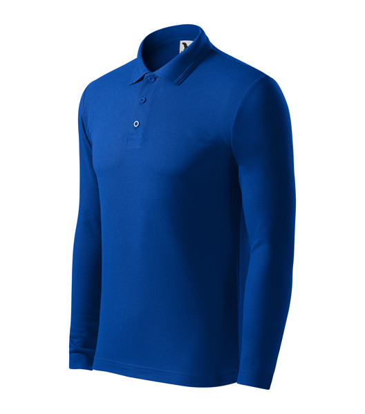 Polo Shirt Men’S Malfini® Pique Polo Ls - Royal Blue / XL