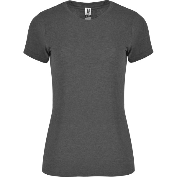 Fox Woman T-Shirt - Heather Bottle Green / M
