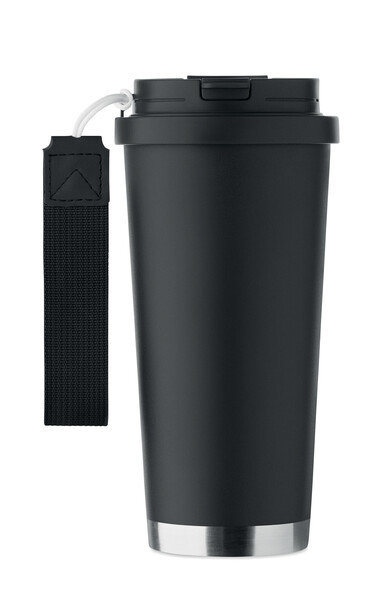 Double wall tumbler 500ml Topaz Large - Black