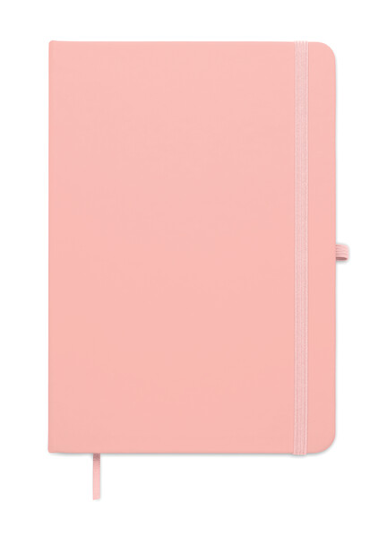 A5 recycled PU notebook Arcoloop - Baby Pink