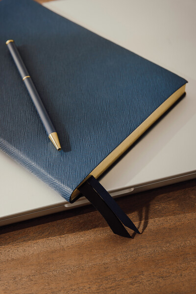 VINGA Set d'écriture Arlo RCS - Bleu Marine