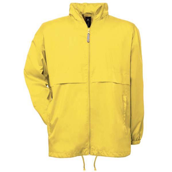 Corta-Vento B&C Air - Nylon Tafetta Impermeável - Amarelo / XL