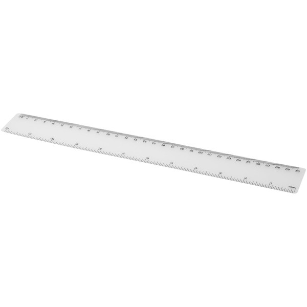 Rothko 30 cm plastic ruler - Transparent