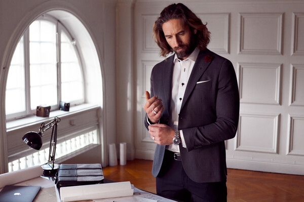 Red Bow 20 Slim fit White/Black XS