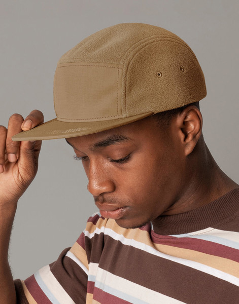 Recycled Fleece Outdoor Camper Cap - Biscuit / ONE SIZE