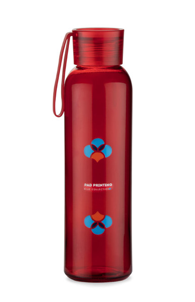Butelka szklana VERRE 500 ml - Czerwony