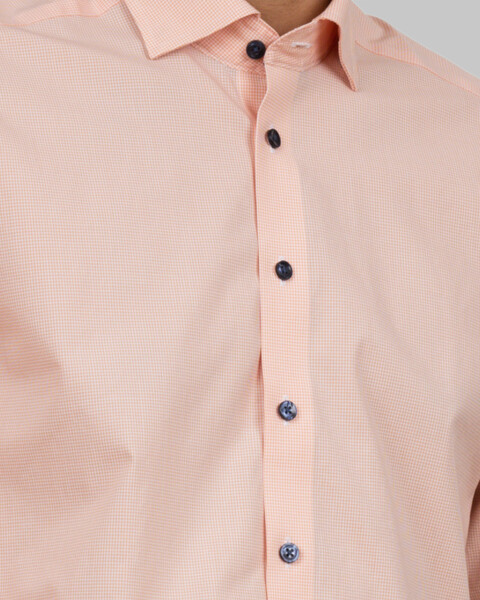 Purple Bow 141 Slim fit Orange check XL