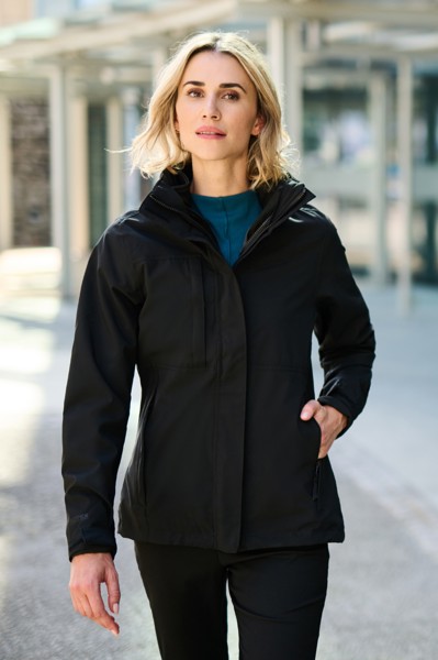 Kingsley - Women's Stretch 3-In-1 Jacket - Black / Black / S