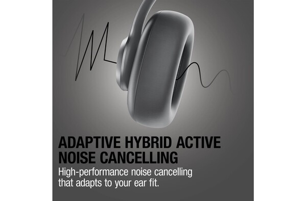 Fresh 'n Rebel Clam Ace 2 Over-Ear ANC Headphone - Dark Grey