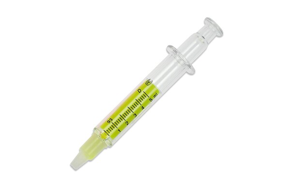 injektions-highlighter - Gennemsigtig / Gul