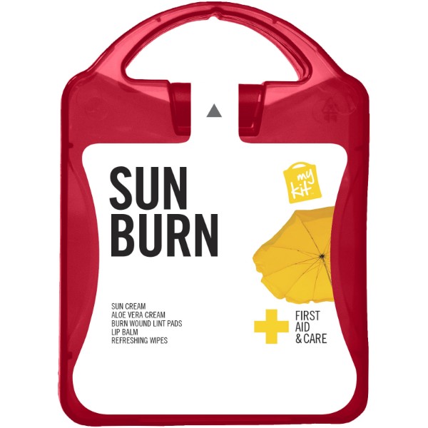 MyKit Sun Burn First Aid Kit - Red