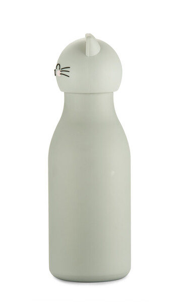 ANIMI Insulated Bottle – Dinosaur 400 ml - grey