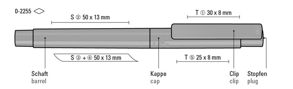 RECYCLED PET PEN PRO LIQEO - ORANGE FLOURESCENT