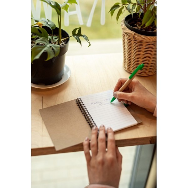 Notebook A6 with ball pen | Sidney - red