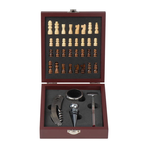 Chess Wine Set San Gimigano