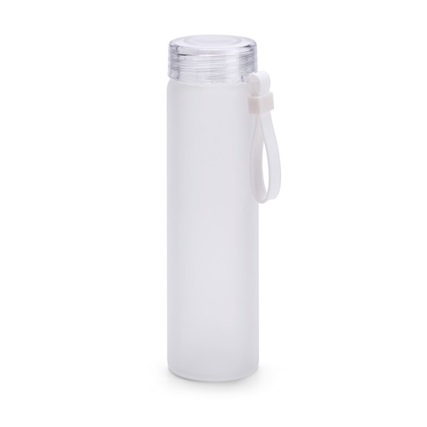 WILLIAMS. Bouteille en verre borosilicate et bouchon en AS 470 mL - Blanc