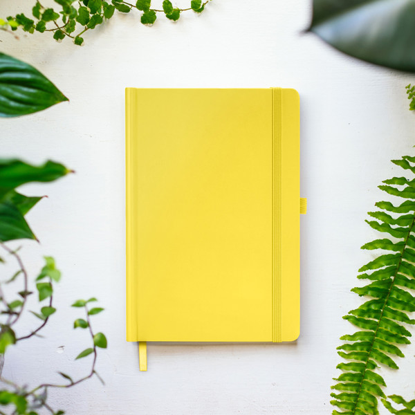 Marquez A5 Notebook - Tmavě Žlutá