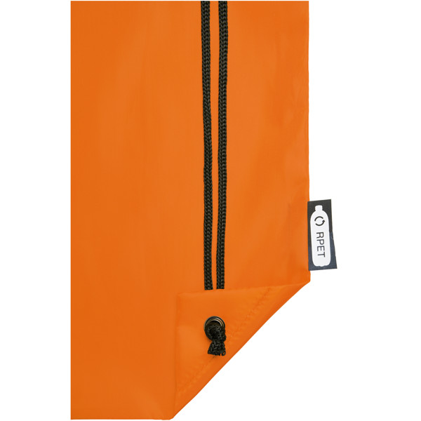 Zaino con cordoncino Oriole in PET riciclato - 5L - Arancione