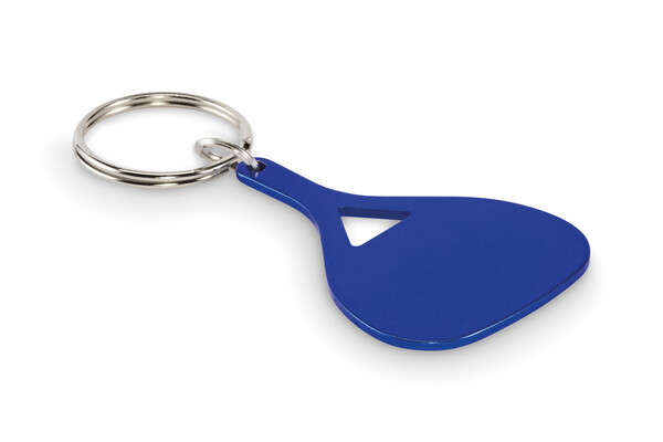 Portachiavi in alluminio Kepad - Blu