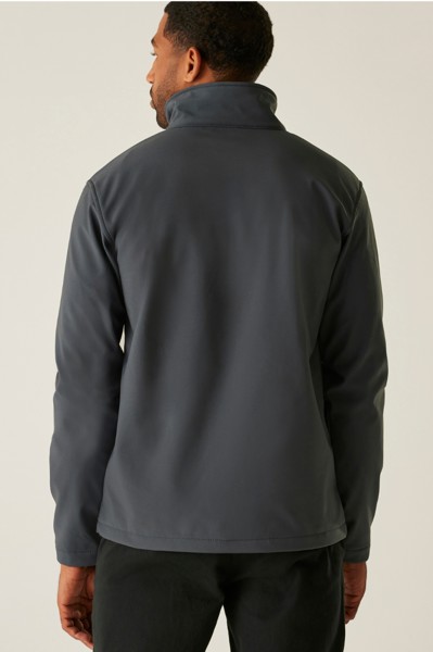 Ablaze 3 Layer Printable Softshell Jacket - Black / Black / L