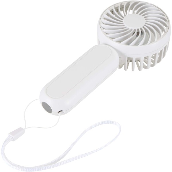 Aervia recycled plastic portable fan - White