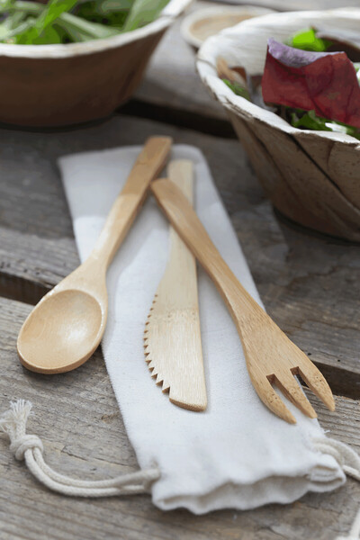 Bamboo Cutlery Set Natural Trip
