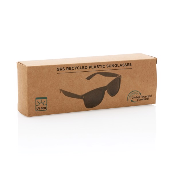 GRS recycled PC plastic sunglasses - Grey