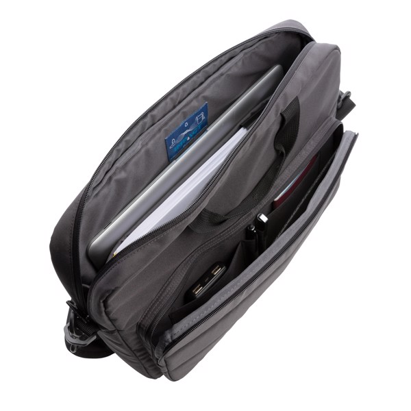 Xd Xclusive RPET laptop bag 15.6 inch, recycled - Black