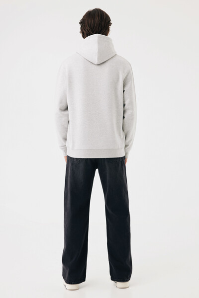 Mikina s kapucí IQONIQ Joshua z recyklované bavlny - Light Heather Grey / 4XL