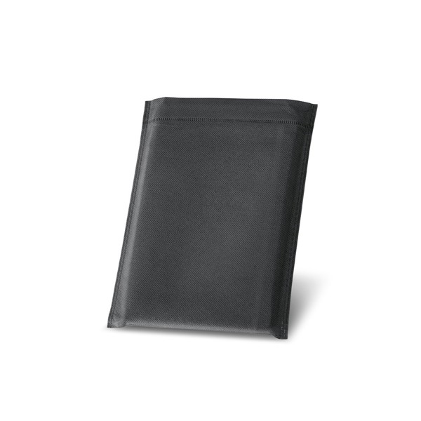 ANDRESEN A5. Agenda A5 em poliéster reciclado (100% rPET) - Preto