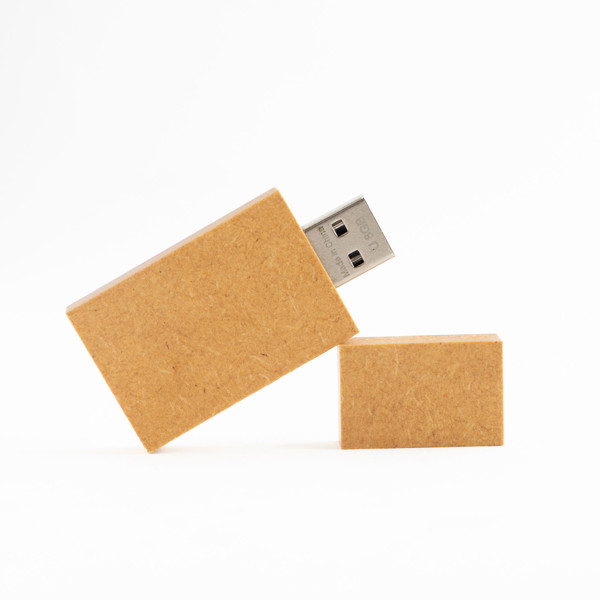 Memória Usb De 16Gb Em Madeira