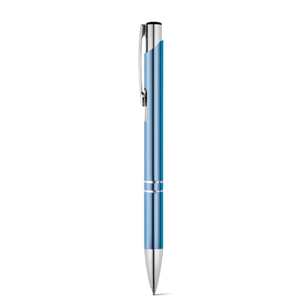 BETA BK. Hliníkové kuličkové pero - Světle Modrá