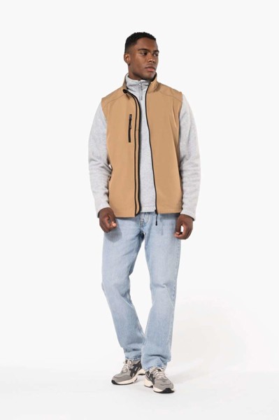 Men's Softshell Bodywarmer - White / 2XL